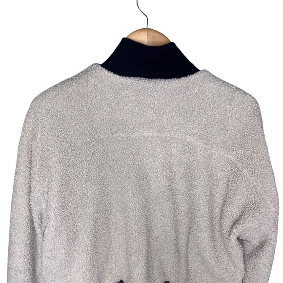 Fabletics Dream Polar Fleece Pullover Cream Size Large Quarter Zip Sherpa - Picture 8 of 10